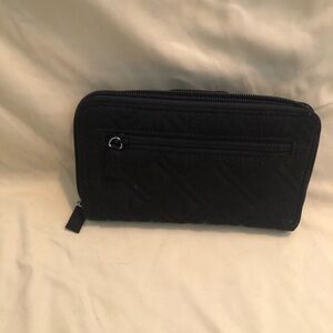 Vera Bradley Black Quilted Wallet
